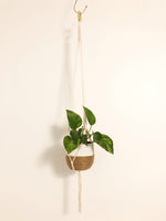 Plant Hanger with Gathering Knot Base