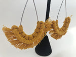 Mustard Drop Earring - Fishhook